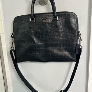 Coach Beckett Alligator Laptop bag
